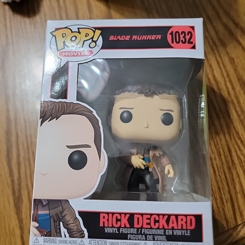 Funko Pop Vinyl Figure Movies Blade Runner RICK DECKARD #1032